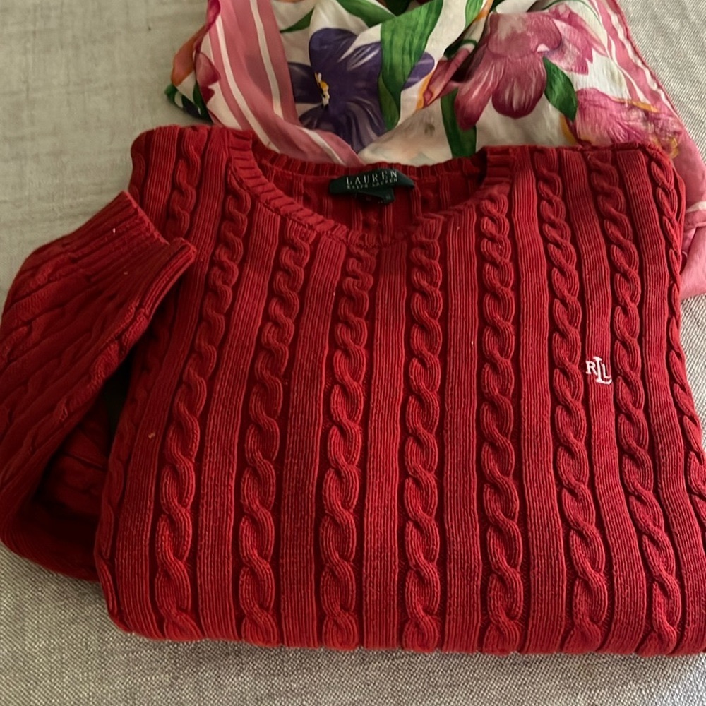 Ralph Lauren cable sweater